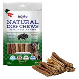 Frigera Natural Dog Chews Buffalo Bully Sticks Bøffel Stænger 200g